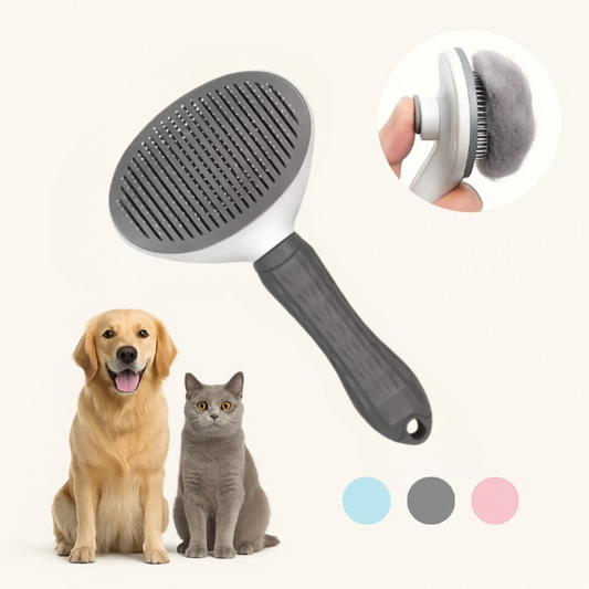 Pälsborsten - Själv rengörande borste för Hund & Katt